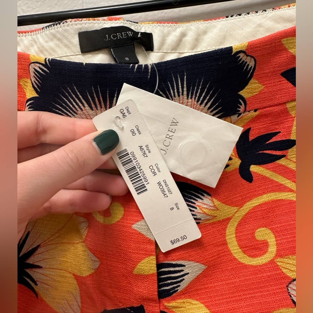 J. Crew Patterned Structured Shorts - Picture 4 of 8